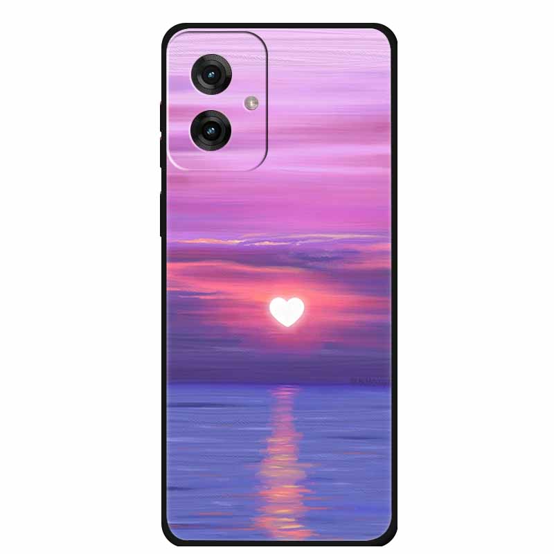 Для Motorola Moto G55 5G Чехол Роскошный ТПУ Мягкий Силикон Задняя Крышка Чехлы для Телефона для MotoG55 Защитный Ударопрочный Цветные Fundas