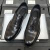 Высококачественные трехсоставные кожаные туфли мужские деловые кожаные дышащие рабочие туфли свадебные туфли жениха мужские кожаные туфли деревянные корни