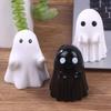 Lovely Ghost Pen Holder Cute Cartoon Desktop Ornament Creative Ghost Figurine Statue Toys Halloween Decoration Gifts