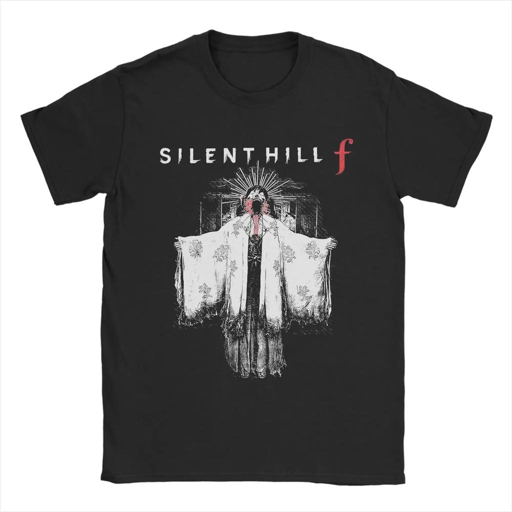 Топ Модные Футболки Горячая Новинка Игра Ужасов Silent Hill F Футболки Хинако Симидзу Хлопковая Одежда Хлопок Самые Продаваемые Круглый Вырез мягкий