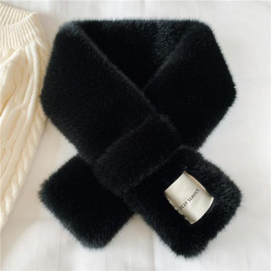 Winter Thicken Thermal Scarf Super Warm and Foreign Fur Scarf