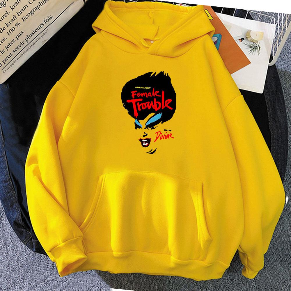 Фильм Чёрная комедия Женские худи Sudaderas с графическим принтом Толстовки Женская одежда Зима Длинный рукав