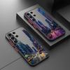 Масляная живопись Городской чехол для телефона Samsung Galaxy S26 S21 S22 S25 Ultra Note 20 Ultra 10 S24 Plus S23 FE S20