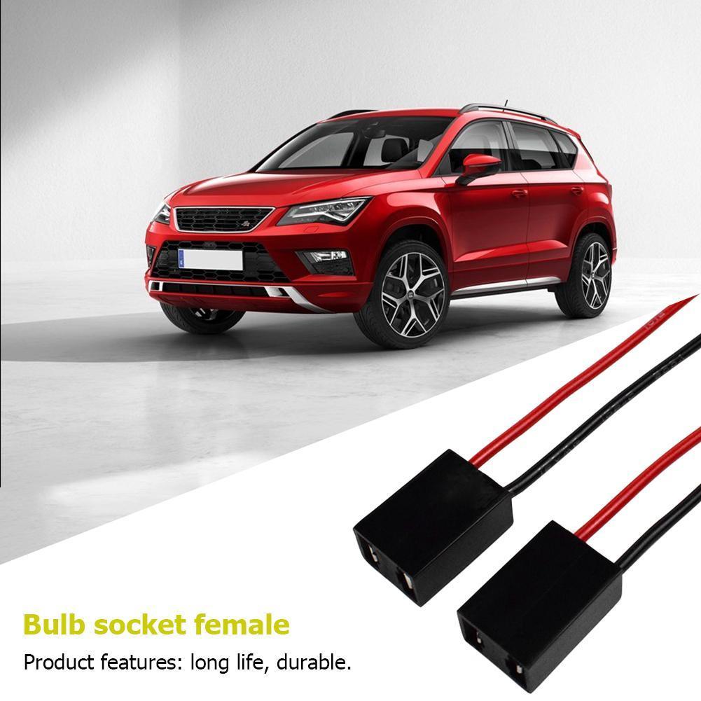 1 пара H7 патрон лампы автомобильная фара противотуманная фара женский разъем адаптер пигтейл