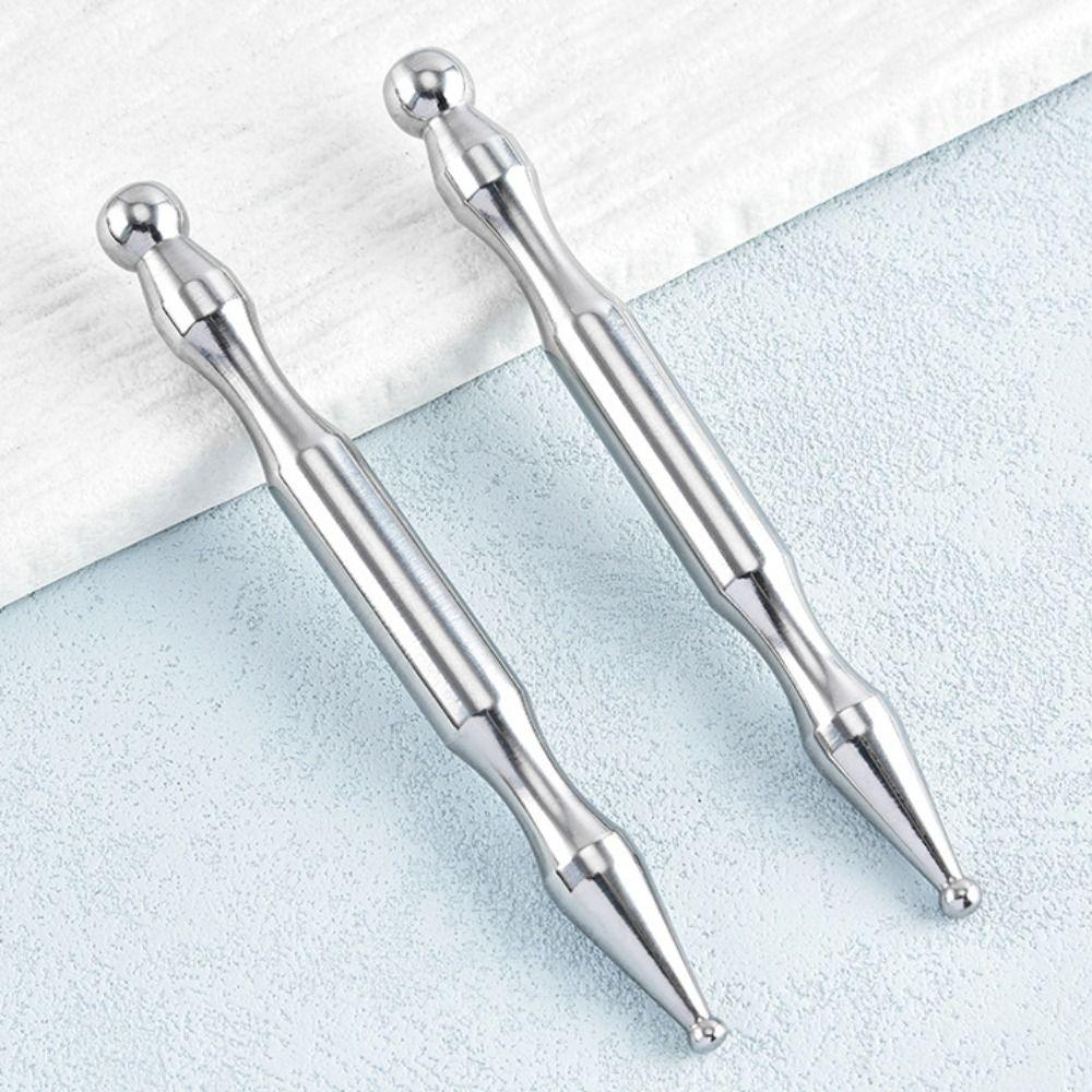 Self-Care Tool Acupuncture Pen Dual Head Design Dual Head Massager Acupressure Bar  Facial Care