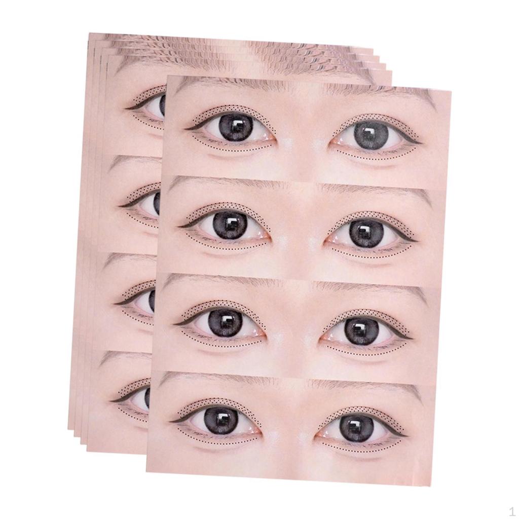 Eyelash Extension Sticker Lash Mapping Stickers Pad Grafting Tool Training Eye Pads