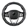 Чехлы на руль автомобиля Воздухопроницаемые Противоскользящие Искусственная овчина ультратонкие впитывающие пот рулевые колеса Аксессуары для автомобилей