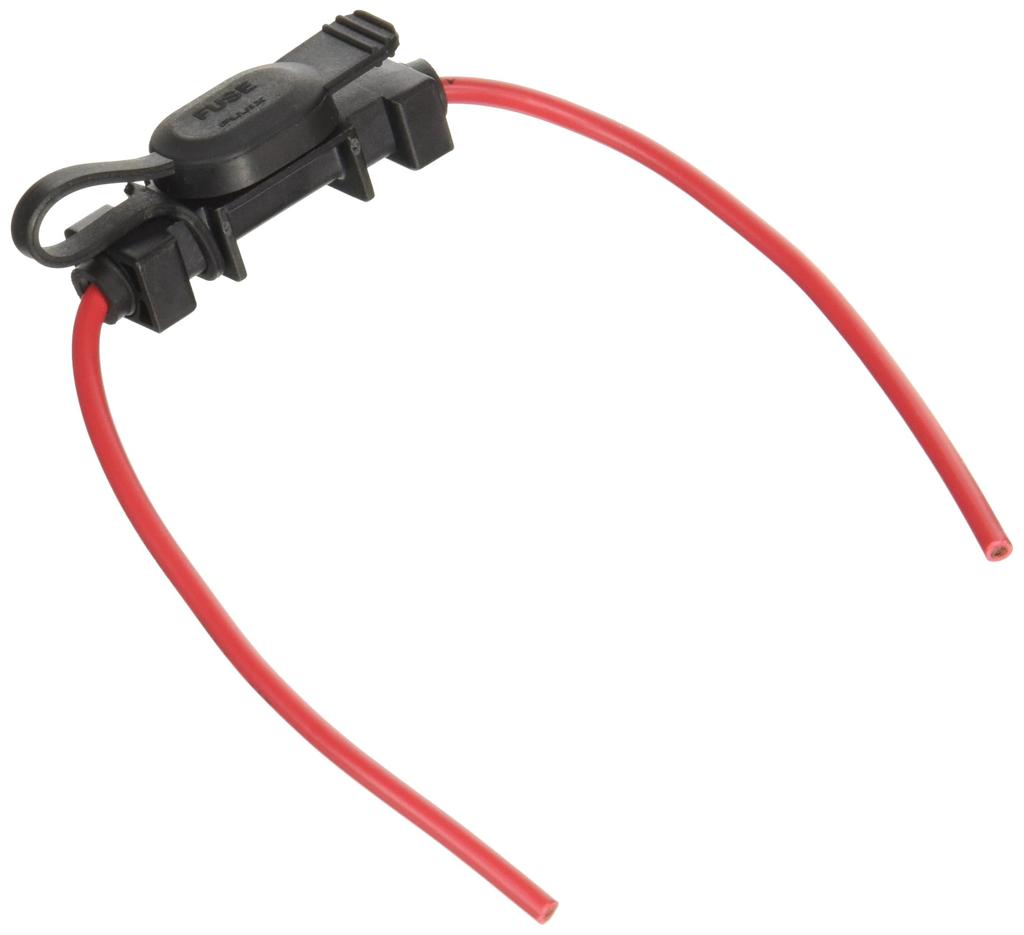 Kijima 304-7076 Motorcycle Parts Fuse Holder, Low Profile Type, 20A, Splashproof