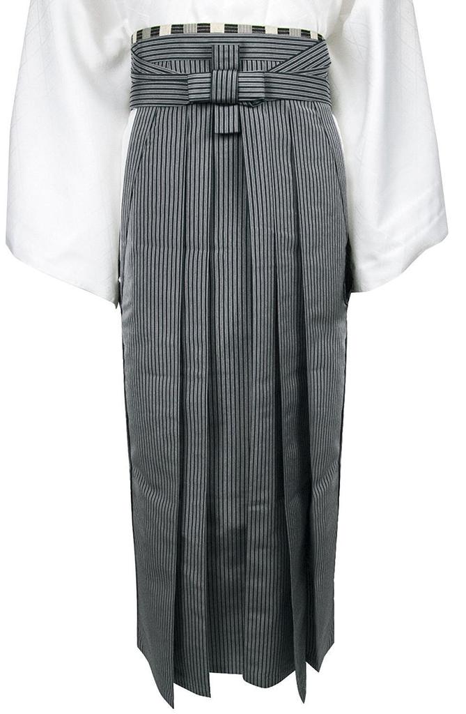 Хакама для верховой езды, моющаяся, для верховой езды [Kyoetsu], в полоску, мужская (СС, черный)