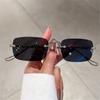 Metal Rectangle Sunglasses UV400 Ocean Lenses Sun Glasses Retro Eyewear for Women & Men