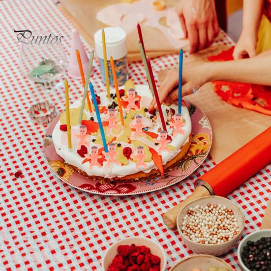 Пластиковый набор для игр в детскую вечеринку, 1-дюймовые фигурки мини-детей для украшения торта King, игра в кубики льда, небольшие украшения для игр в детскую вечеринку