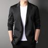 Spring and Autumn Plaid Men's Suit Young Fashion Casual Thin Cardigan Trend Coat Small Suit