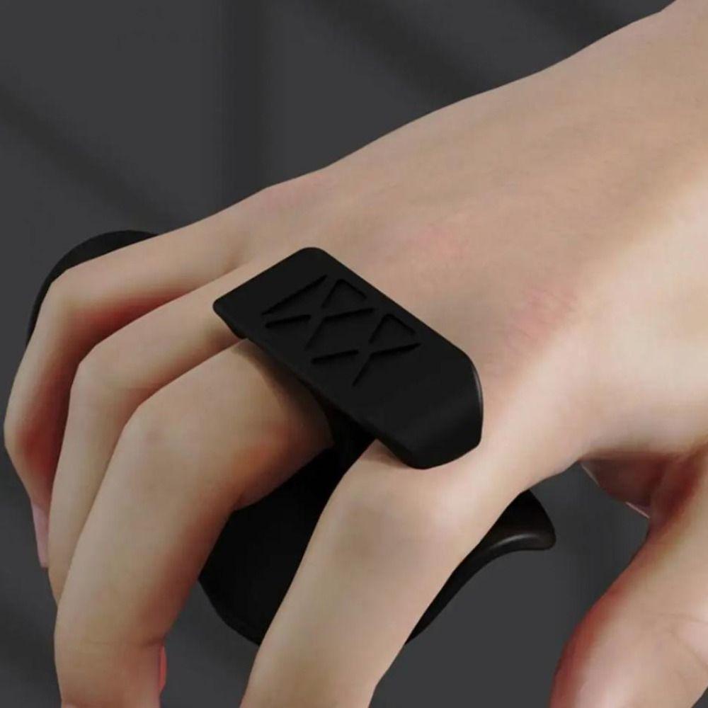 1 Pair Anti-slip Weight Lifting Grips Elastic Silicone Palm Grips Workout Gym Gloves Weightlifting