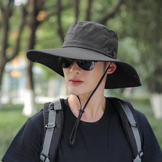 Wide Brim Bucket Hat for Men Women UPF 50+ UV Protection Sun Hat Summer Outdoor Beach Hat for Gardening Golf Fishing