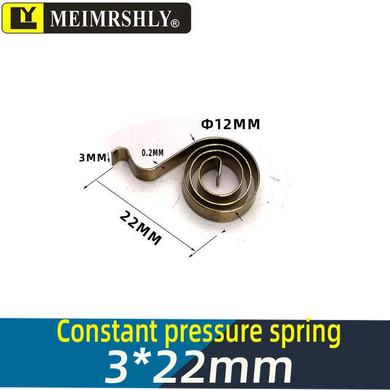 JR Motor Carbon Brush Holder Grip Bracket with Constant Force Spring, Aluminum Copper, 25*32*60 mm.