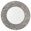 Plate Washi 30cm Silver Stylish Elegant Large Plate Flat Plate Rim Made In Japan (Platinum) 51356-5727