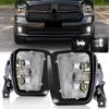 2-in-1 For Dodge Ram 1500 2013 2014 2015 2016 2017 2018 LED Fog Lamp DRL Daytime Running Lights White Waterproof Car Accessories