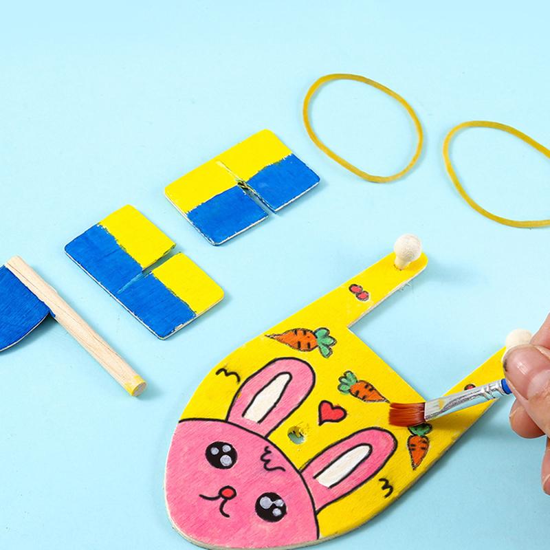 Модель деревянной лодки ручной работы, деревянная парусная игрушка, сделай сам, расписанные вручную, поделки, игрушки для детей, подарки на день рождения