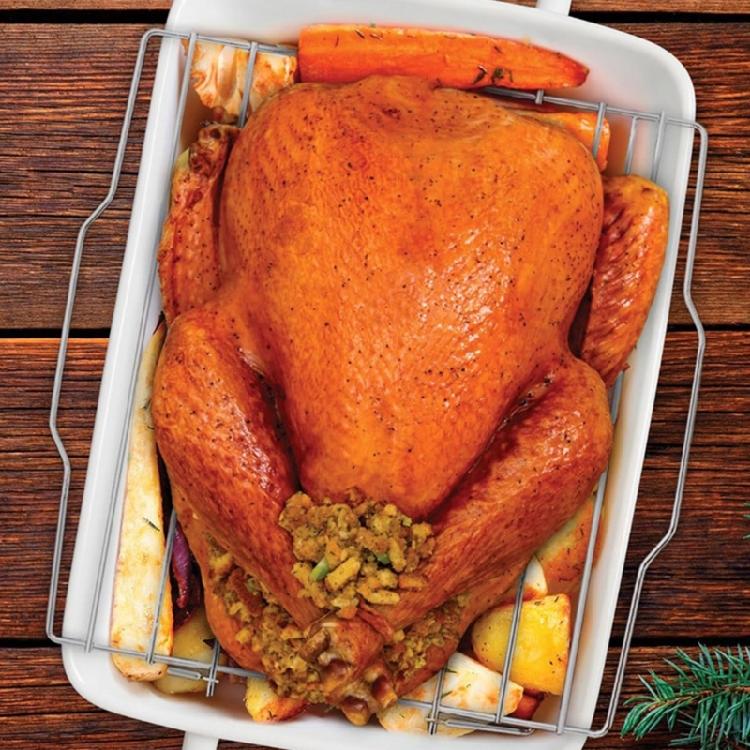 Складная подставка из нержавеющей стали для жарки стейка, ребер, индейки и курицы, подставка для ростера, многофункциональные кухонные принадлежности