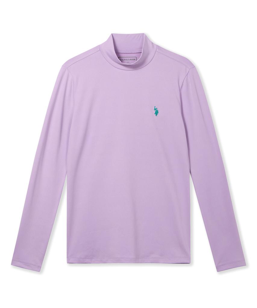 USPOLOASSN Long Sleeve Double-Fleece Lavender