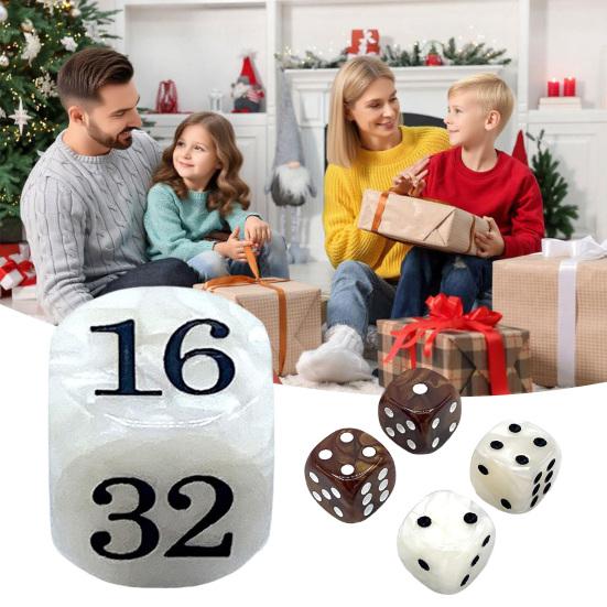 1/2/3 набора 22 мм набор игральных костей для нард Портативный дорожный акриловый перламутровый кубик удвоения Игровой вечер Настольная игра Игральные кости Игровые аксессуары