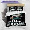 Eagles Pride Design Bed Bedding Set 1 Duvet Cover + 2 Pillowcases Soft Breathable Household Bed Linens