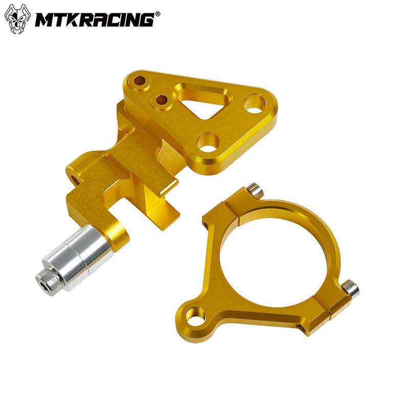 MTKRACING for YAMAHA TMAX 560 2022-2024 Motorcycle Steering Damper Stabilize Dampers Bracket Kit