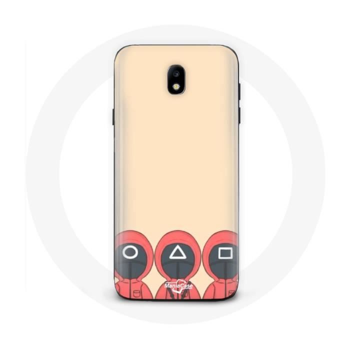 Case for Samsung Galaxy S5 Squid Game Masks Triangle Square and Circle Fan Art