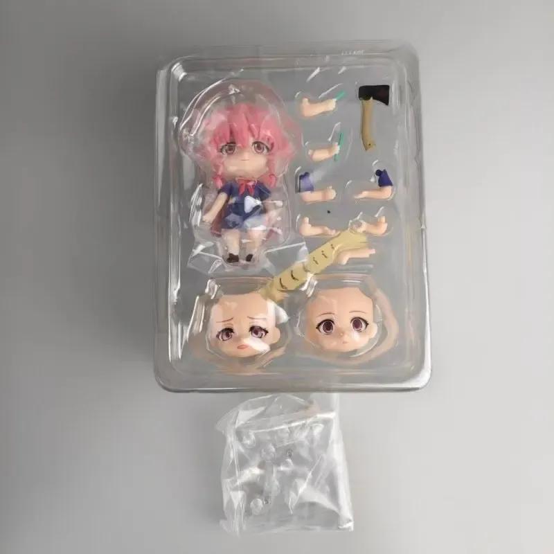 Аниме Нендороид Юно Гасай 2316 Дневник Будущего Чиби Фигурки Модели Игрушки Со Сменными Лицами Настольное Украшение Статуэтки Подарки