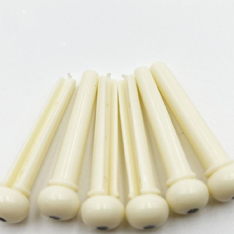 High Performances ABS Bridge Pins For Folk Guitars Ukuleles Ensuring Stable Tuning And Rich Harmonics