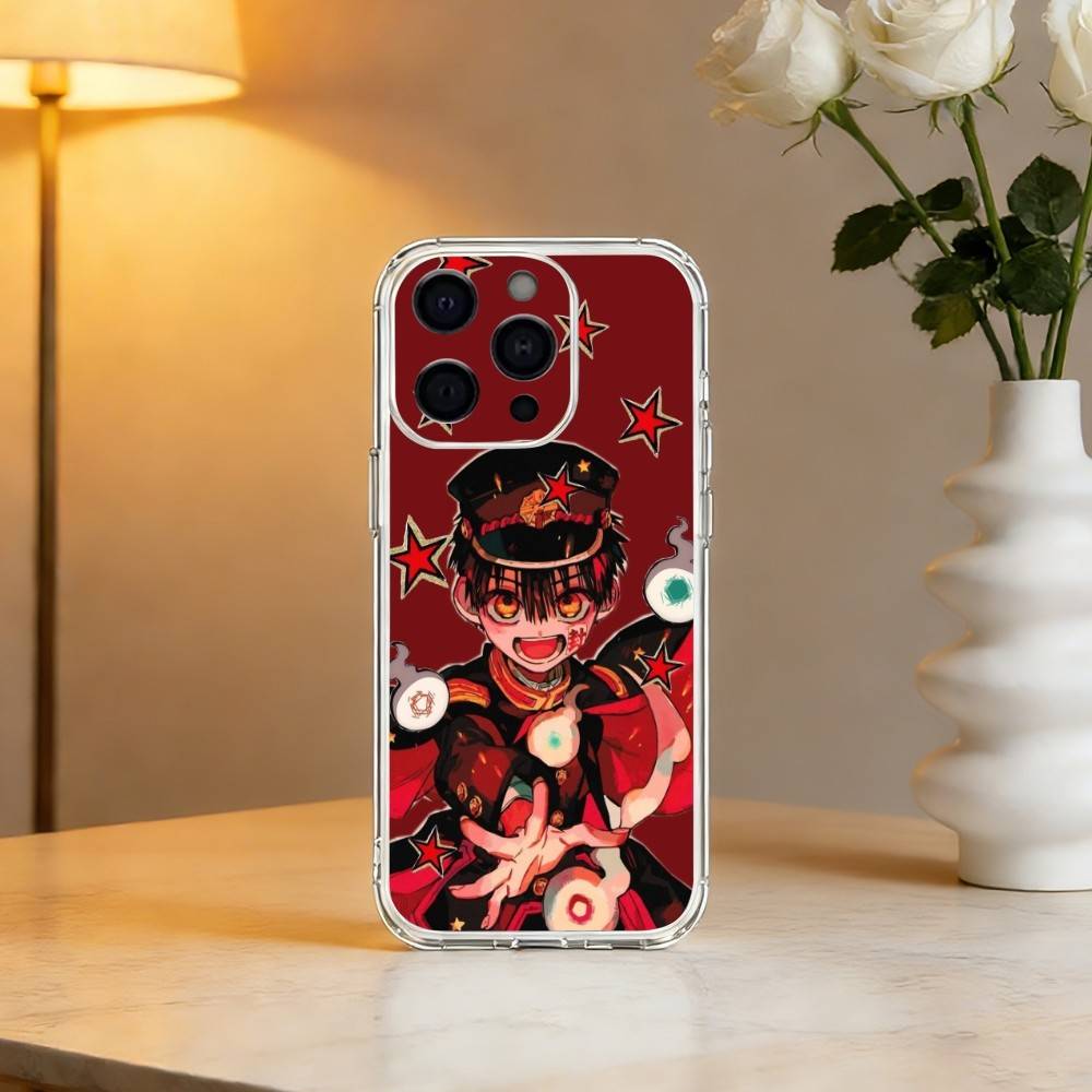 Чехол для телефона «Туалетный Ханако-кун» для iPhone 17 16 15 14 13 12 11 Mini Pro Max Plus Прозрачный чехол