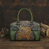 Luxury Handbag Vintage Handmade Embossed Women's Leather Bag Versatile Shoulder & Crossbody Bags
