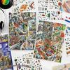 Infeel.Me 20-е издание 2.5D Большие Пейзажи DIY Наклейки для Дома
