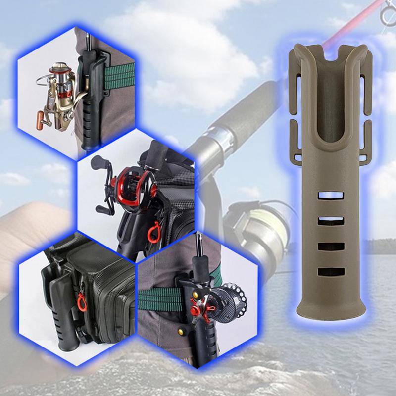 Fishing Rod Belt Holder Pole Inserter Support Fishing Rod Adjustable Multi-function Belt Fishing Rod Waist Belt For Fishing