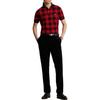 Polo Ralph Lauren FW22 Поло с коротким рукавом Custom Slim Fit в клетку с вышивкой логотипа Мужские рубашки поло MNPOKNI1N822035-620