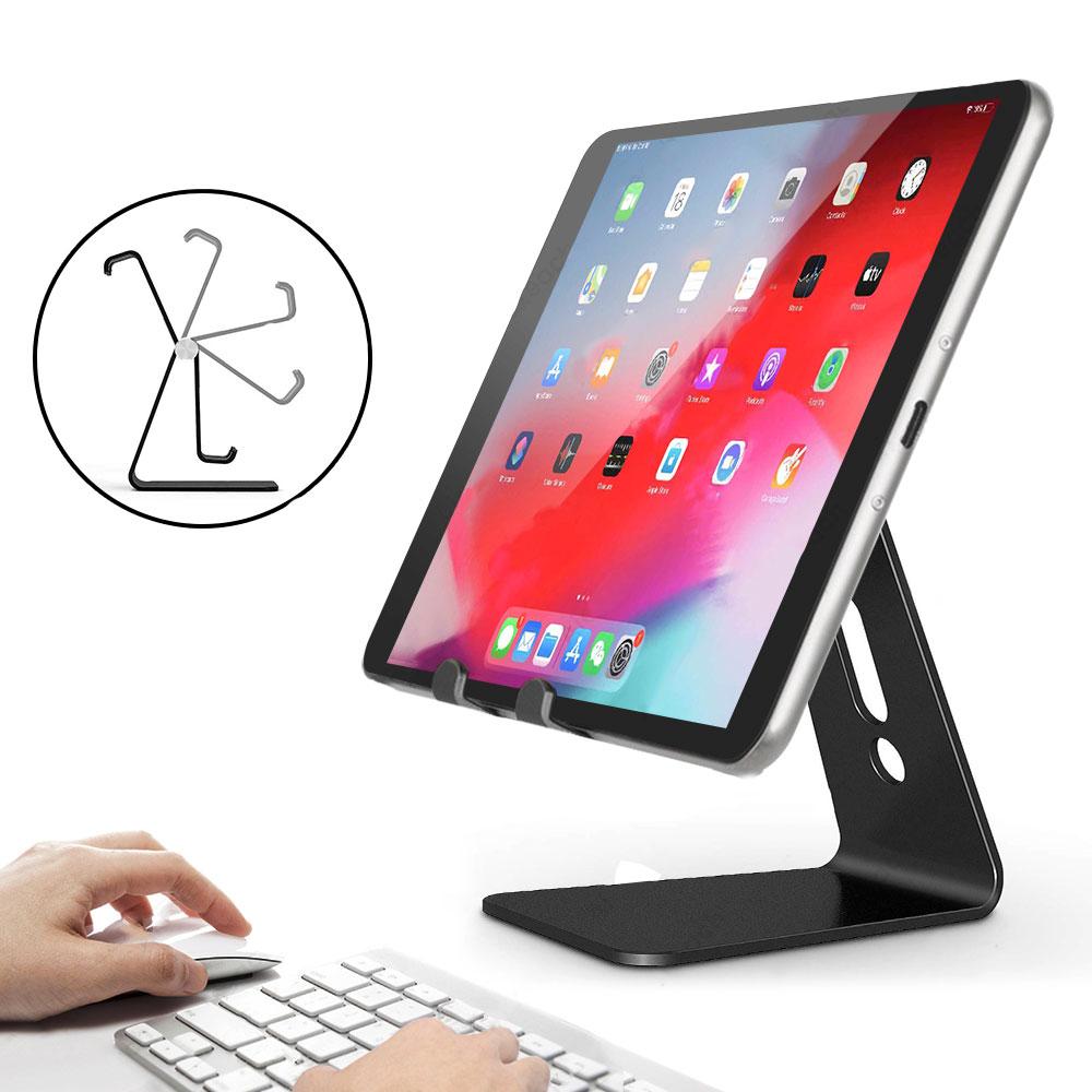Универсальный настольный сотовый телефон для iPad 7,9 9,7 10,5 11 дюймов, металлический вращающийся настольный держатель для планшета, подставка для мобильных телефонов Samsung Xiaomi Huawei