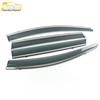 3D Stainless Steel Rain Deflectors & Sun Visor Trim for 15-18 Edge