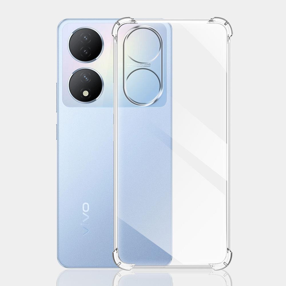 For Vivo Y100 5G V2239 Case 2023 Clear Shockproof Silicone Soft Phone Case For Vivo Y100 Global 900 /VIVOY100 Protect Back Cover