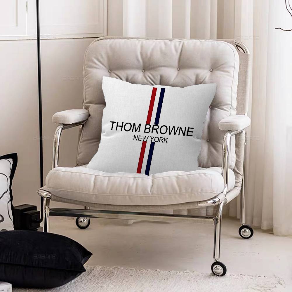 Модный бренд TThom BBrown Подушки для дивана с чехлом-подушкой BBrown Polyester Декоративные пледовые подушки Декор для дома Наволочка