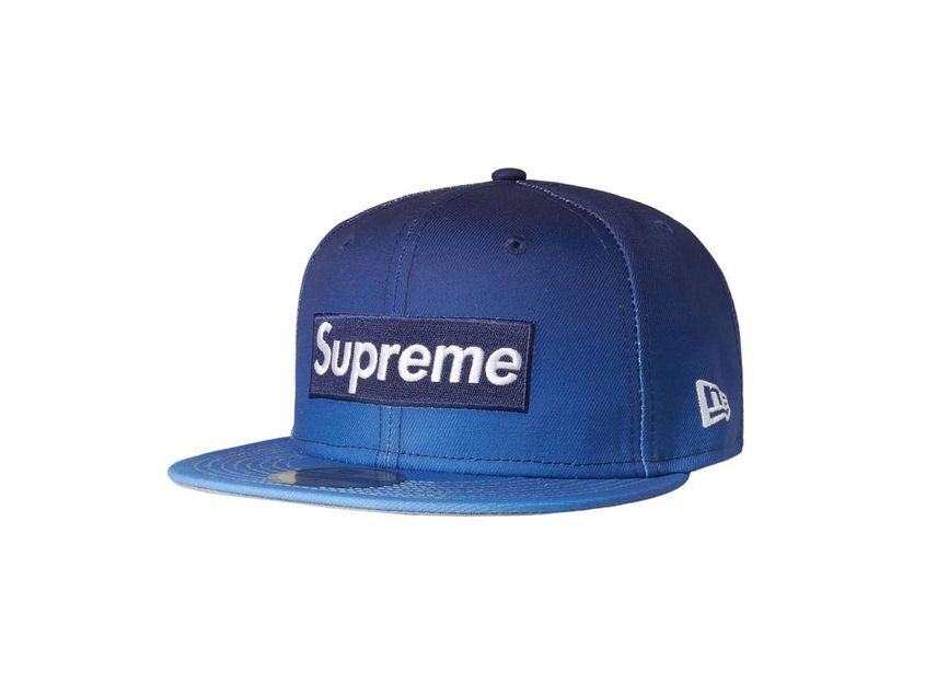 Supreme Градиентный Box Logo New Era Синий