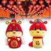 The Year Of Snake Mascot Lucky Bag Plush Toy Stuffed Doll Decoration Kids Gift