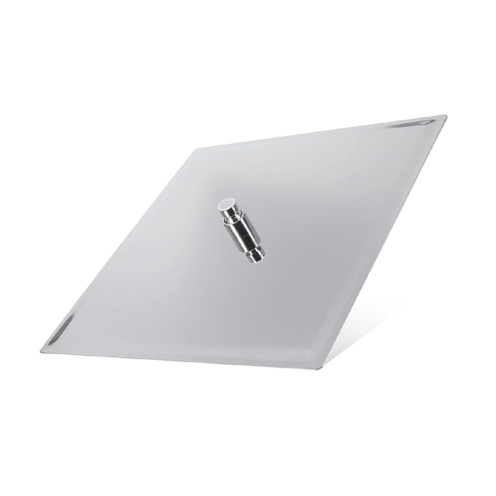 16-дюймовая насадка для душа с дождевой насадкой, хромированная насадка для душа с дождевой насадкой из нержавеющей стали, верхний распылитель для ванной комнаты, насадка для душа, насадка для душа, серебро