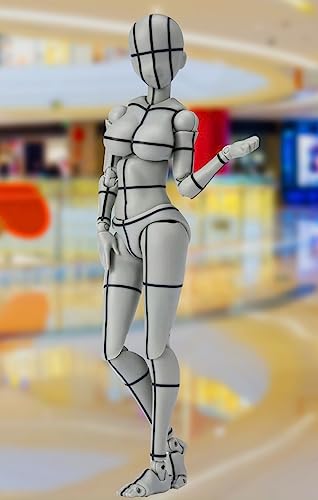 TAMASHII NATIONS S.H.Figuarts Body-chan - Кентаро Ябуки - Каркас (Серый цвет Вер.) приблизительно. Подвижная фигурка из ПВХ и АБС, 135 мм