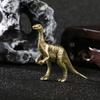 11 Kinds, Brass Dinosaur Model Decoration Jurassic Tyrannosaurus Triceratops Ankylosaurus Modeling Metal Crafts Decoration