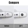 SHEJ3 20mm Car Lock Keyhole Stickers For BMW MINI Cooper One JCW F54 F55 F56 F57 F60 R50 R53 R56 R60 Key Anti-blocking Dustproof Decal