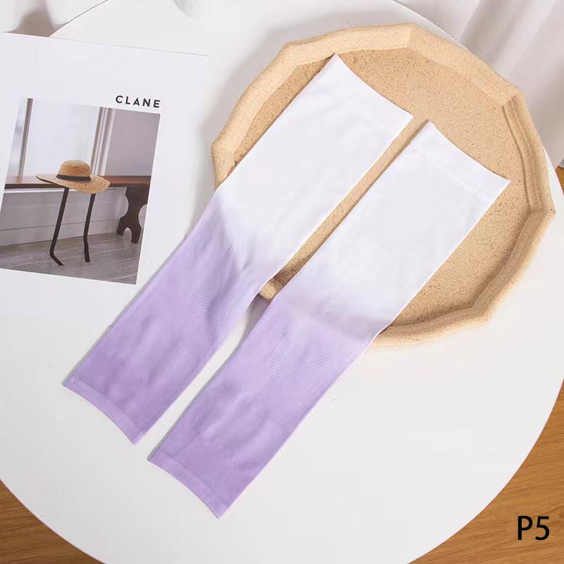 UPF50+ Arm Sleeves Ice Fabric Breathable Quick Dry Running Sportswear Sun UV Protection Long Arm Cover Mountaineering Gloves