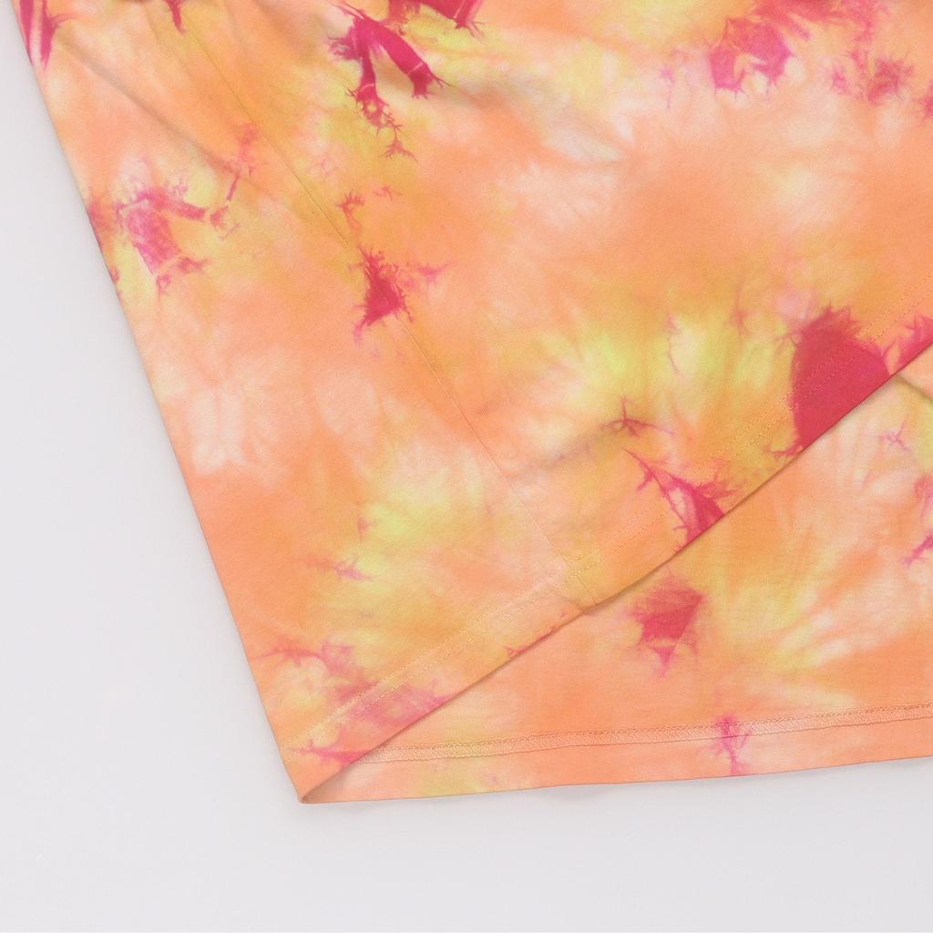 Nike Футболка с круглым вырезом и принтом в виде букв Tie-Dye, мужская, желтая, CD9661-336