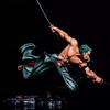 Фигурка из аниме One Piece, 10 см, GK Ророноа Зоро, трехклинковый меч Са-максимум, манга, статуэтка, коллекционная модель, игрушка для детей.