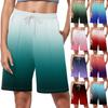 Shorts For Women Printing Workout Running Soft Yoga Shorts With Pockets