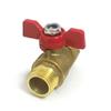 1Pcs Heavy Duty Butterfly Valve Brass Garden Hose Valve New Shut Off Valve